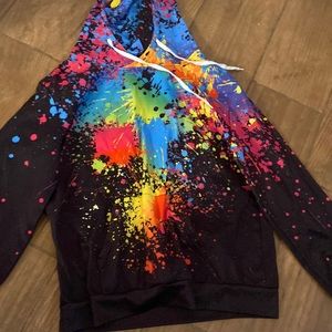 rainbow hoodie